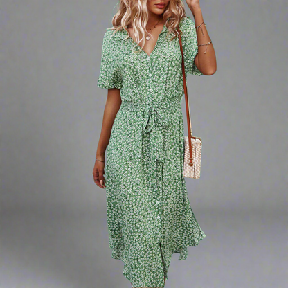 Alexandra | Müheloses Kleid mit Gürtel für elegante Sommertage - Image 3