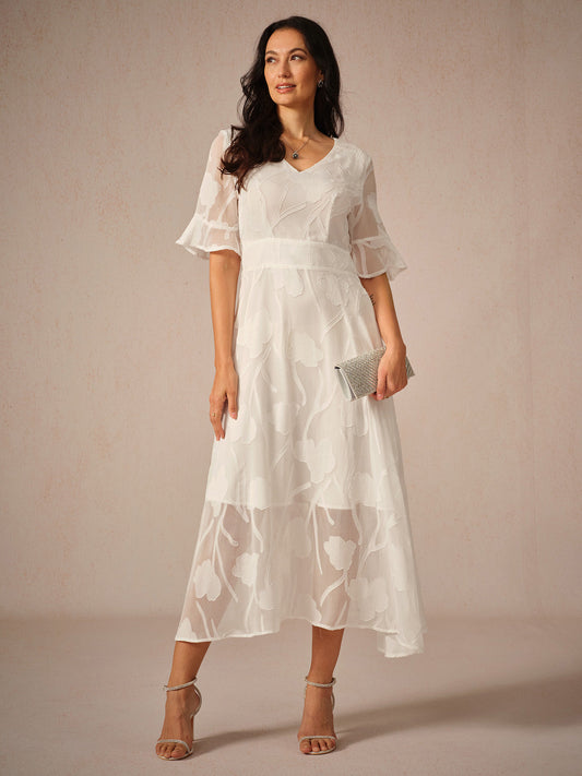 Couture-moda | Elegantes Maxikleid mit Flatterärmeln - Image 1