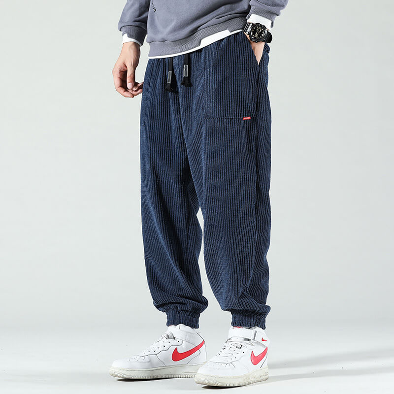 Hartmut | Herren Relaxed Fit Lose Cordhosen - Image 1