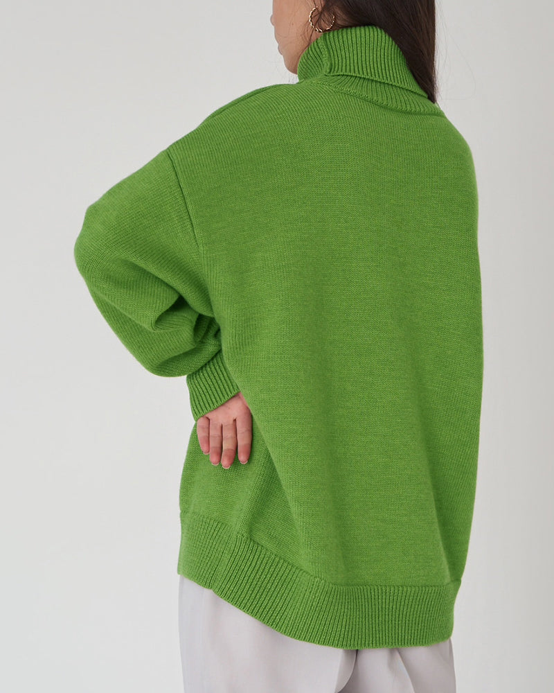 Annemarie | Damen Oversized Rollkragenpullover - Image 10