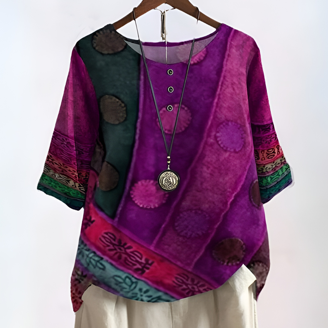Sonja | Fließende, elegante Boho-Bluse - Image 4