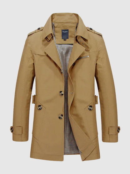 Felix | Herren Zweireiher Trenchcoat - Image 2