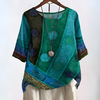 Sonja | Fließende, elegante Boho-Bluse - Image 2