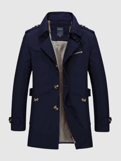 Felix | Herren Zweireiher Trenchcoat - Image 4