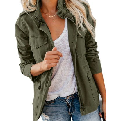 Fabienne | Damen Langarm Utility Jacke - Image 3