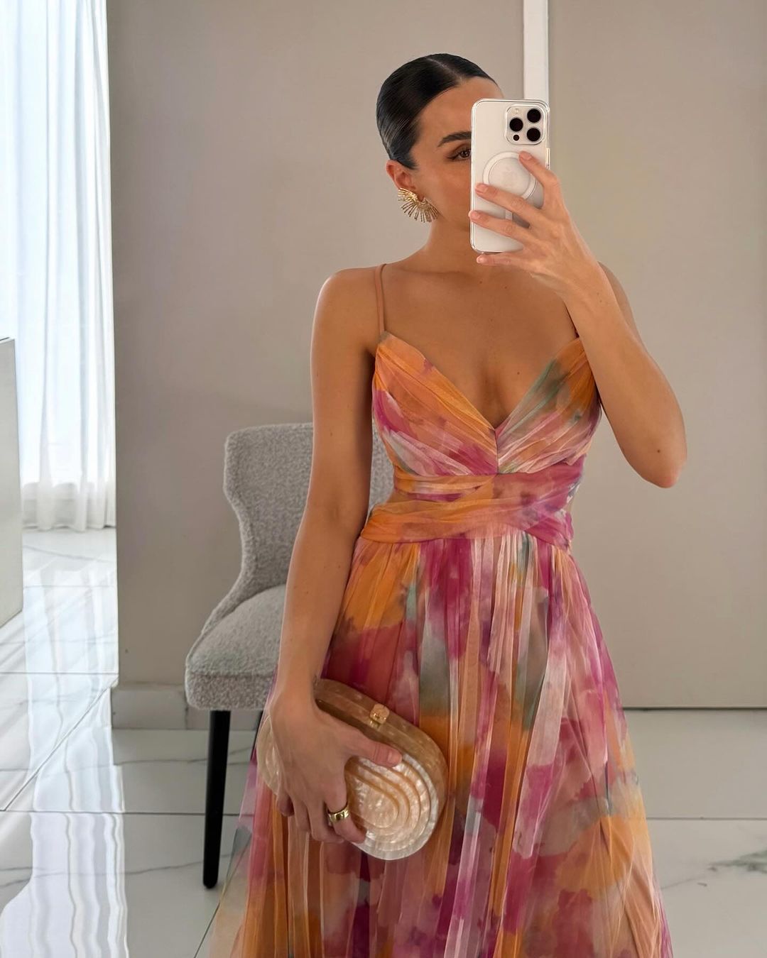 Denise | Stilvolles Maxikleid mit Blumenmuster für mühelose Eleganz - Image 2