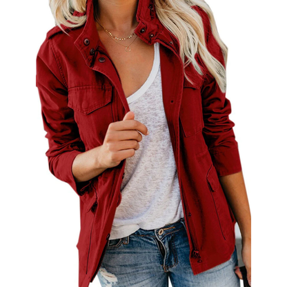 Fabienne | Damen Langarm Utility Jacke - Image 7