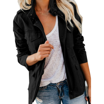 Fabienne | Damen Langarm Utility Jacke - Image 5