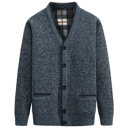 Alois | Herren Button-Down V-Ausschnitt Strickjacke - Image 5