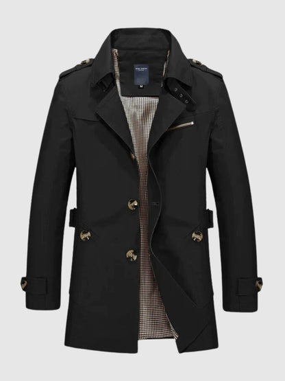 Felix | Herren Zweireiher Trenchcoat - Image 3
