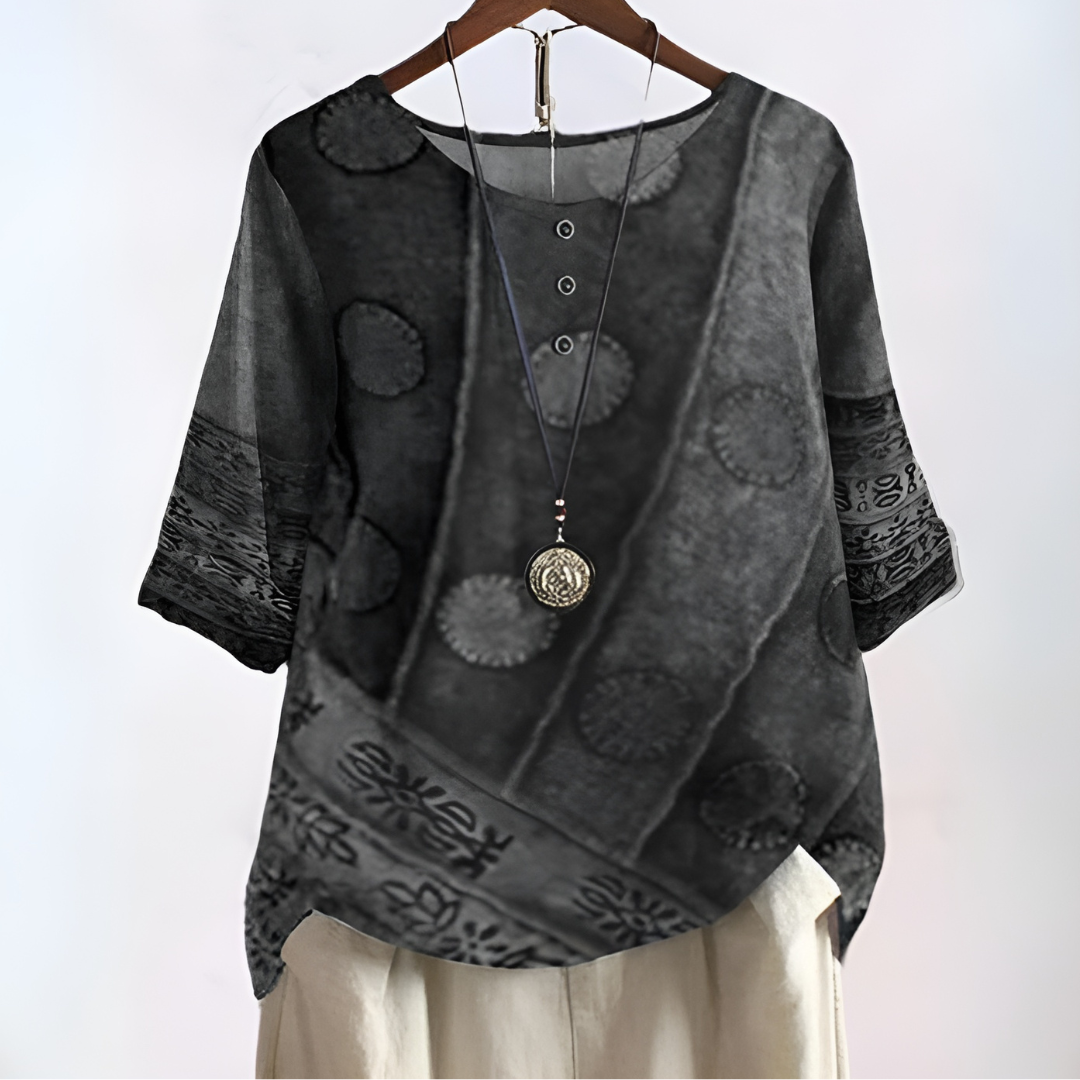 Sonja | Fließende, elegante Boho-Bluse - Image 3