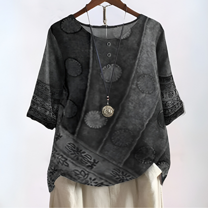 Sonja | Fließende, elegante Boho-Bluse - Image 3