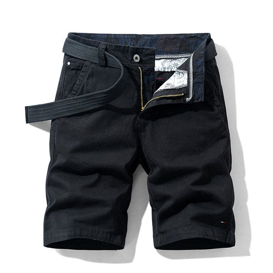 Alfred | Lässige knielange Shorts mit Gürtel und Taschen - atmungsaktive Baumwolle - Image 1