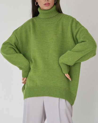 Annemarie | Damen Oversized Rollkragenpullover - Image 9