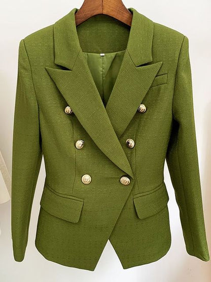 Edith | Damen Zweireihiger Taillierter Blazer - Image 5