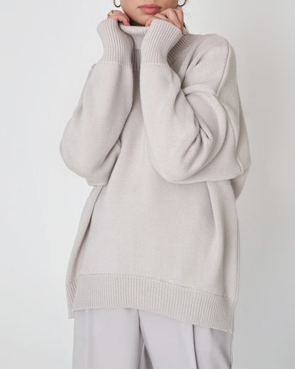 Annemarie | Damen Oversized Rollkragenpullover - Image 5