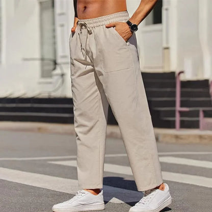 Dirk | Lässige leichte Leinen-Sommer-Hose - Image 1