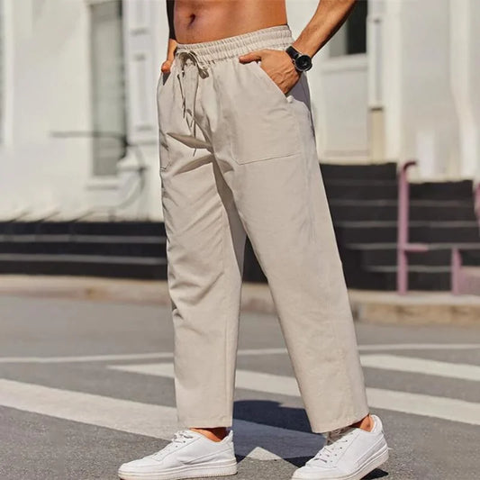 Dirk | Lässige leichte Leinen-Sommer-Hose - Image 1
