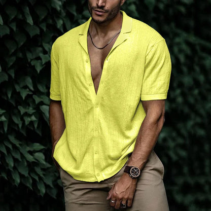 Malte | Herren Leinen Sommerhemd mit Knopfverschluss - Image 11