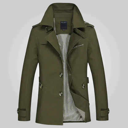 Lothar | Herren Zweireiher Trenchcoat - Image 4