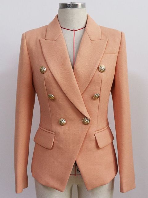 Edith | Damen Zweireihiger Taillierter Blazer - Image 6