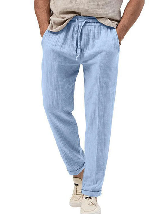 Jannik | Leichte Sommerhosen aus Leinen für Männer - Image 1