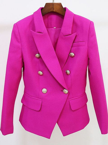 Edith | Damen Zweireihiger Taillierter Blazer - Image 7