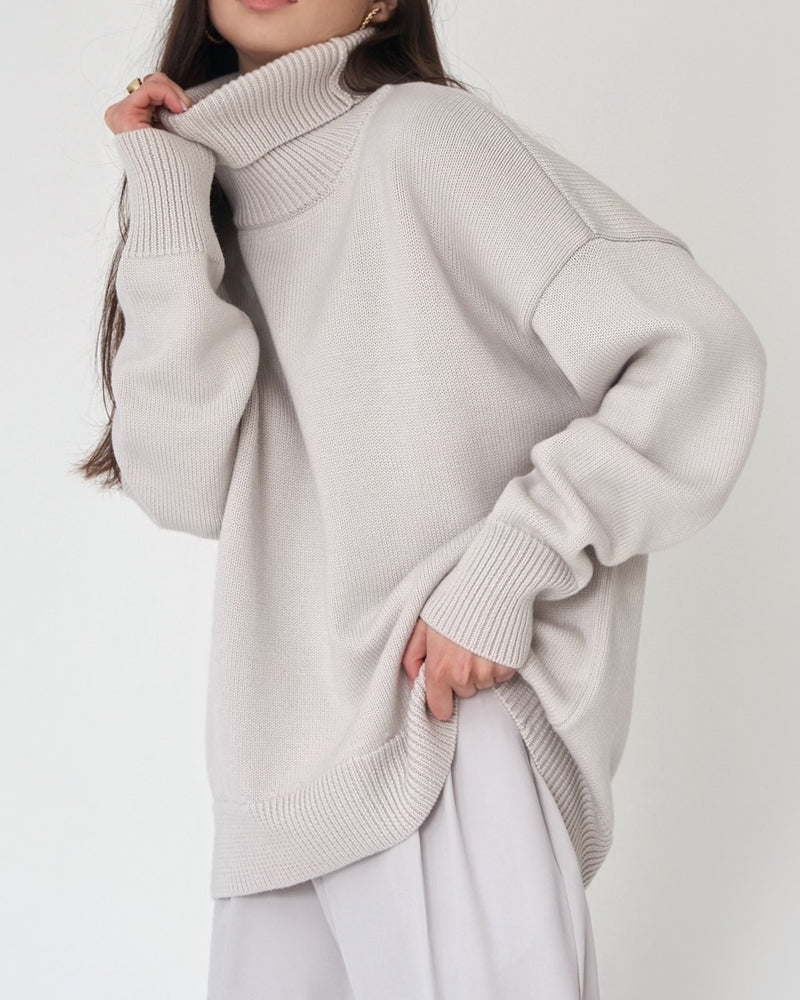 Annemarie | Damen Oversized Rollkragenpullover - Image 6