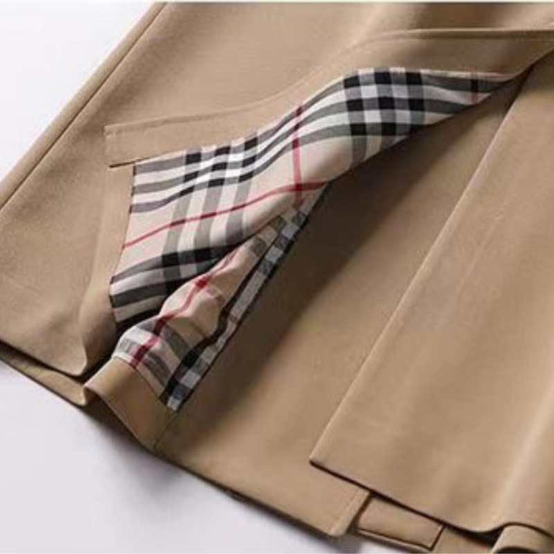 Justine | Damen Trenchcoat mit Gürtel - Image 5