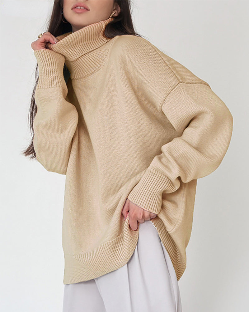 Annemarie | Damen Oversized Rollkragenpullover - Image 8