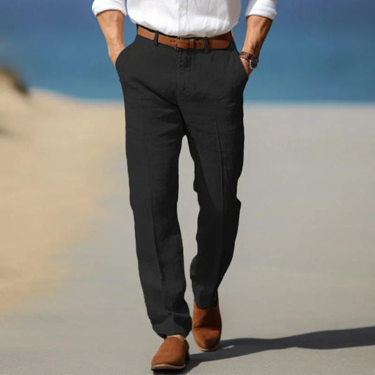 Leander | Stylische Sommerhose aus Leinen für Männer - Image 1