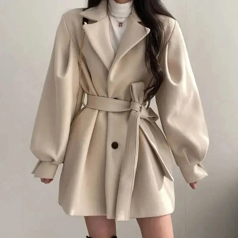 Annemarie | Damen Trenchcoat mit Gürtel
