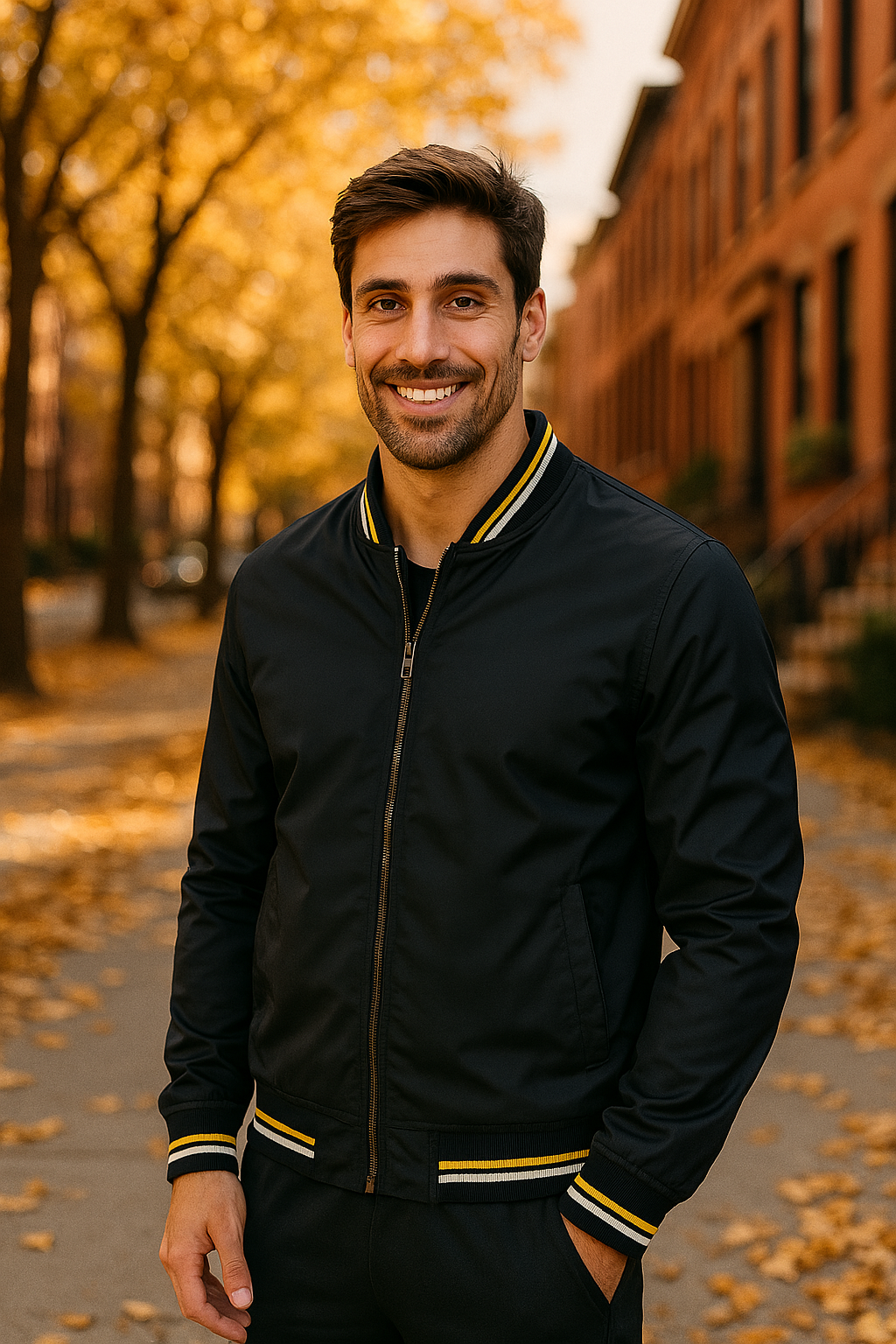 Tobias | Herren Bomberjacke mit Reißverschluss - Image 8