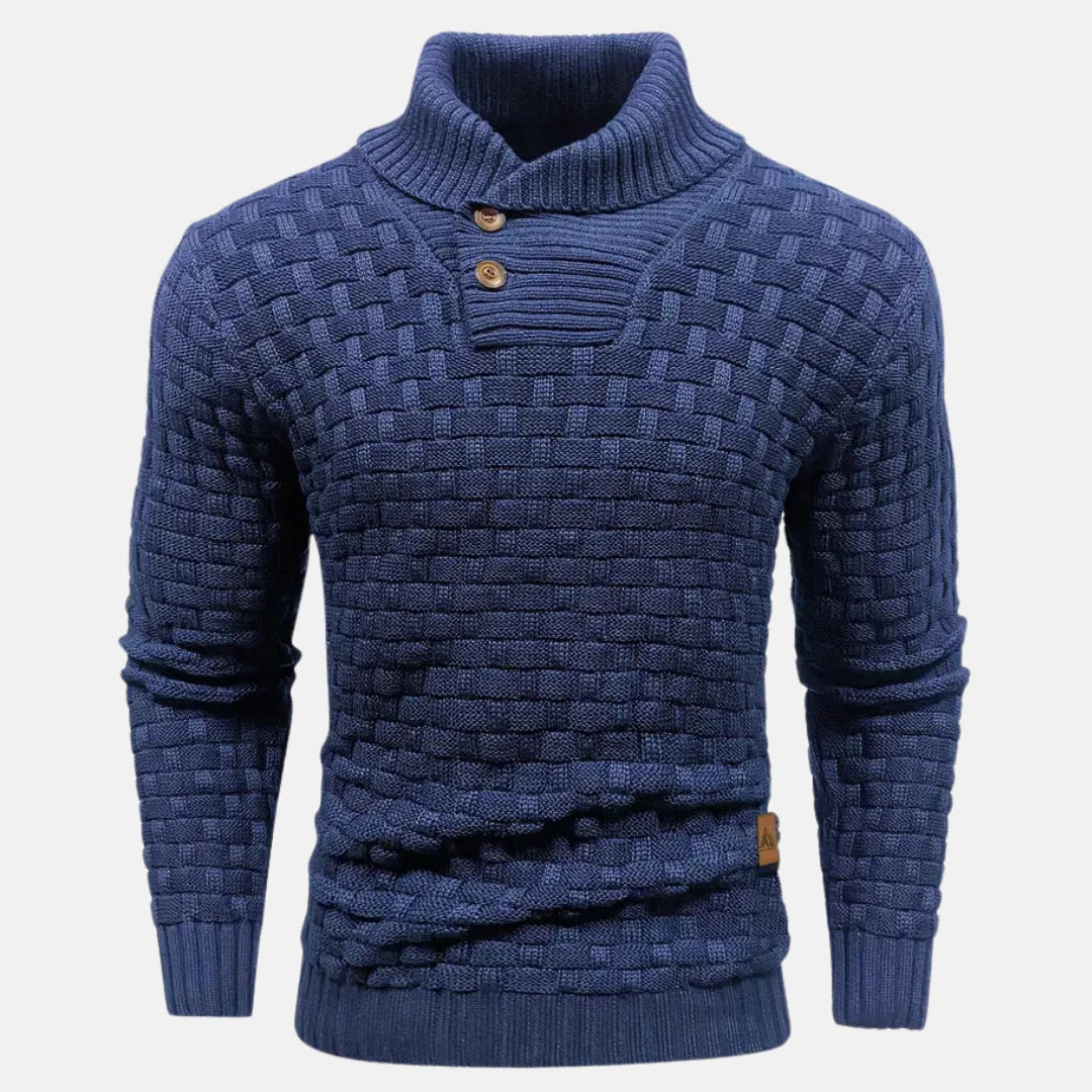Bastian | Herren Schalkragen Pullover
