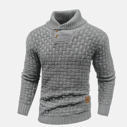 Bastian | Herren Schalkragen Pullover
