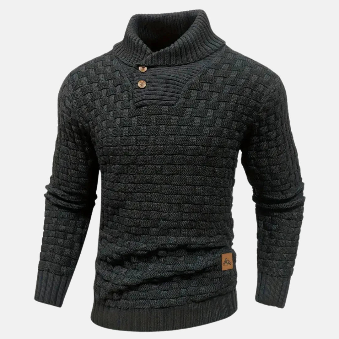 Bastian | Herren Schalkragen Pullover