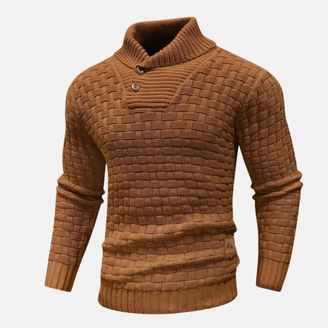 Bastian | Herren Schalkragen Pullover