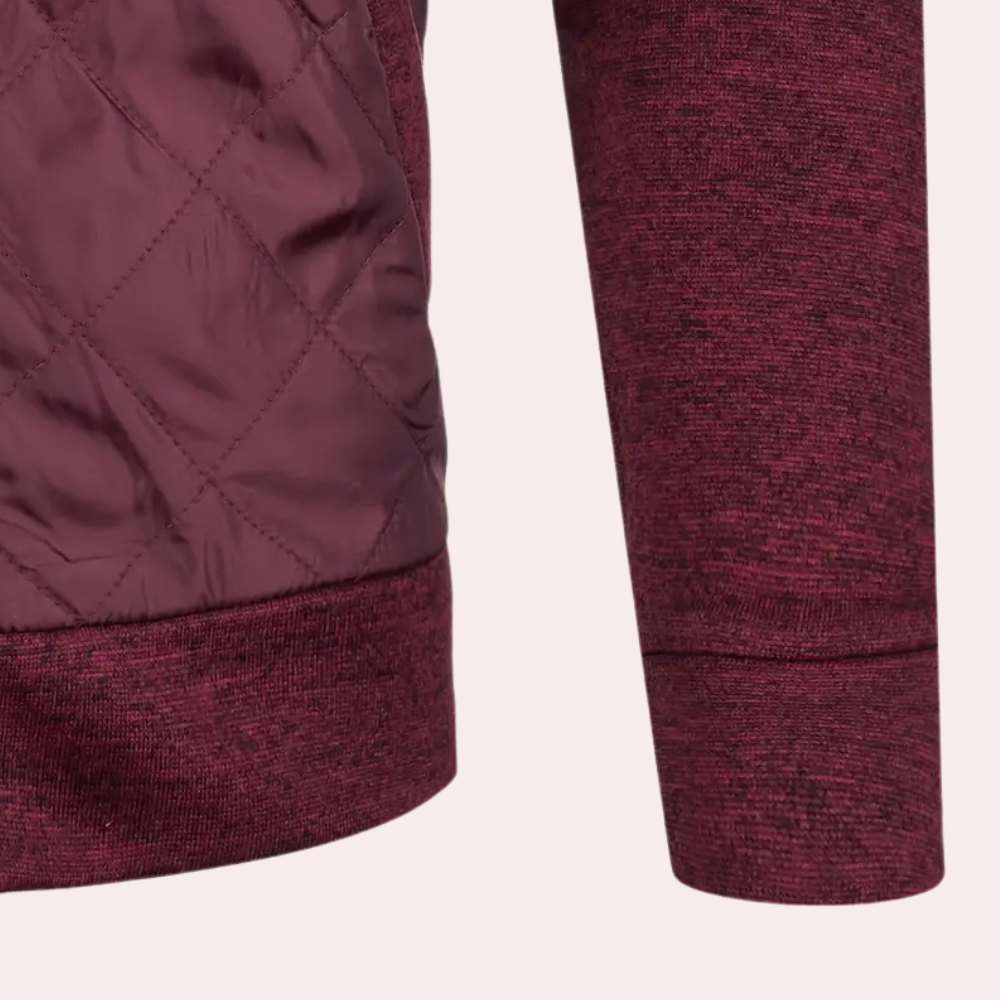 Alois | Herren Steppjacke mit durchgehendem Reißverschluss - Image 4
