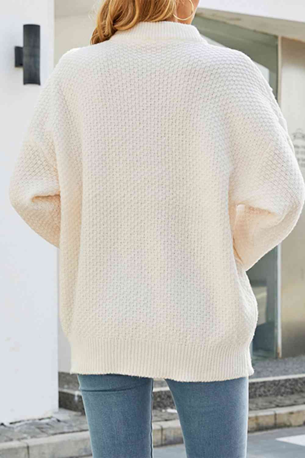 Rebecca | Damen Oversize Zopfstrickpullover - Image 2