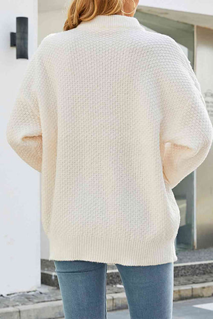 Rebecca | Damen Oversize Zopfstrickpullover - Image 2