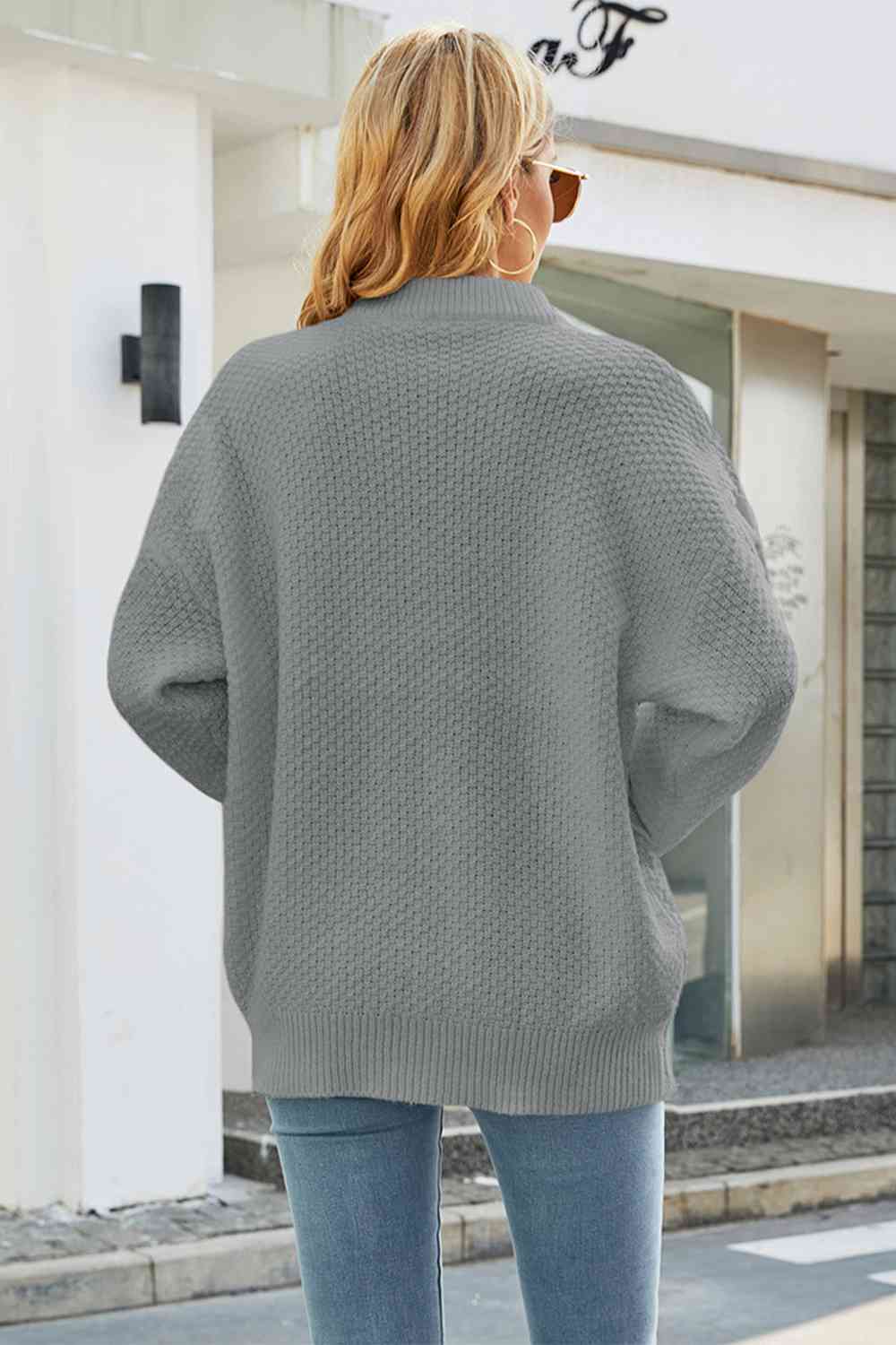 Rebecca | Damen Oversize Zopfstrickpullover - Image 4