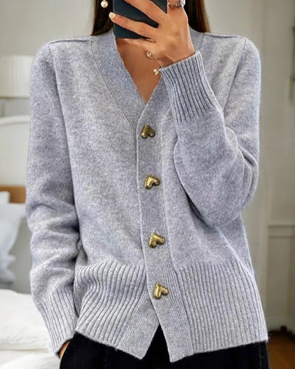 Christine | Strick Cardigan mit Knöpfen für Damen