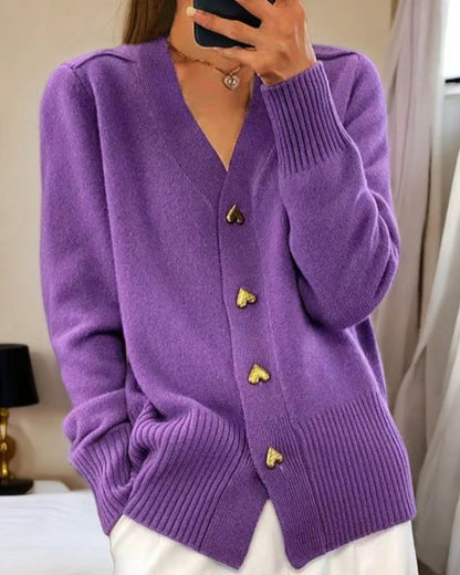 Christine | Strick Cardigan mit Knöpfen für Damen