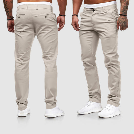 Kurt | Herren Casual Slim Fit Straight Leg Hose - Image 1