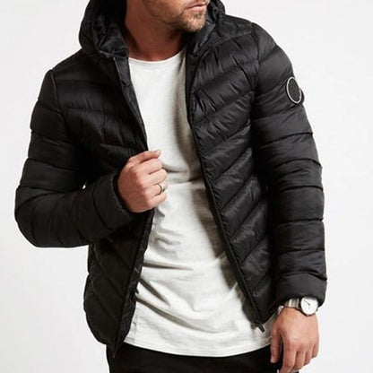 Dario | Herren Kapuzen Slim Fit Steppjacke
