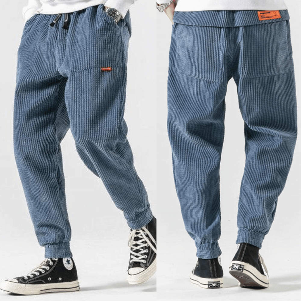 Hartmut | Herren Relaxed Fit Lose Cordhosen - Image 4