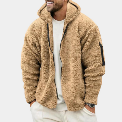 Alois | Herren Fleecejacke mit Kapuze - Image 1