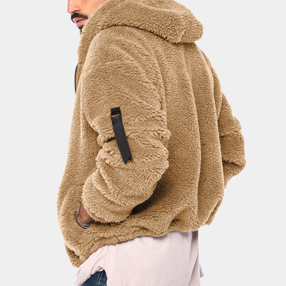 Alois | Herren Fleecejacke mit Kapuze - Image 2