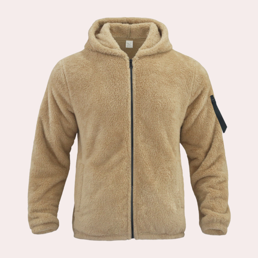 Alois | Herren Fleecejacke mit Kapuze - Image 3