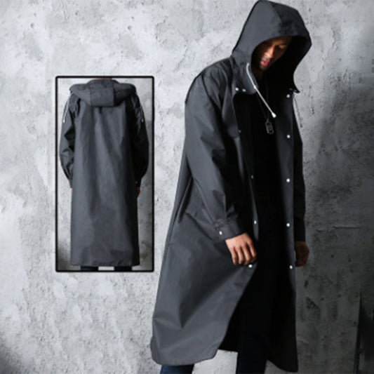 Karsten | Herren Kapuzen Regenjacke Lang - Image 1